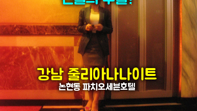 강남줄리아나나이트 웨이터 이팀장의 진심 담긴 초대
